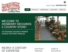 Tablet Screenshot of ikenberryorchards.com